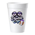 Purple Pour Styrofoam Cups